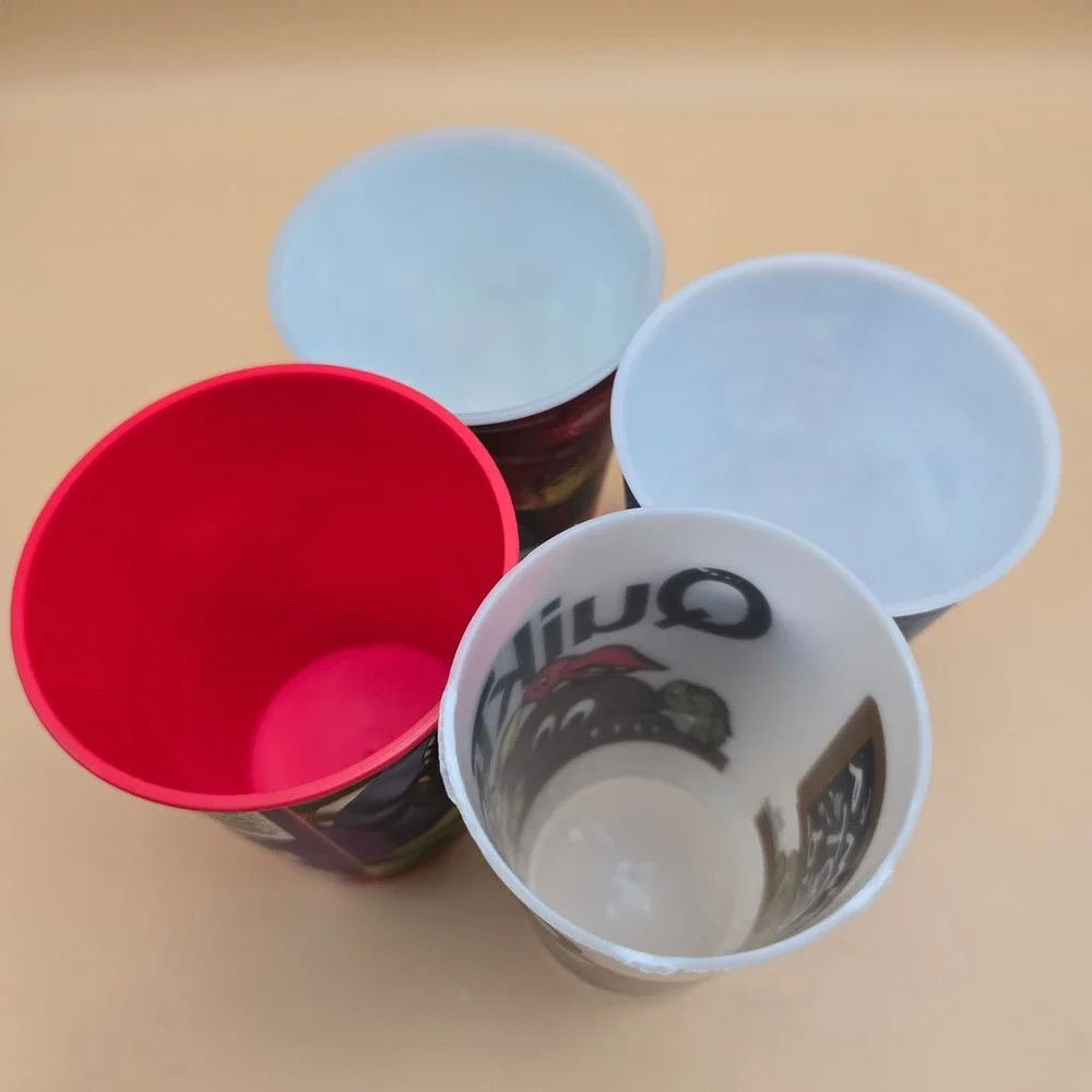 Marvel Avengers LEGO Movie Kwik Trip Plastic Souvenir Cups Lot of 4 Iron Man